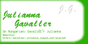 julianna gavaller business card